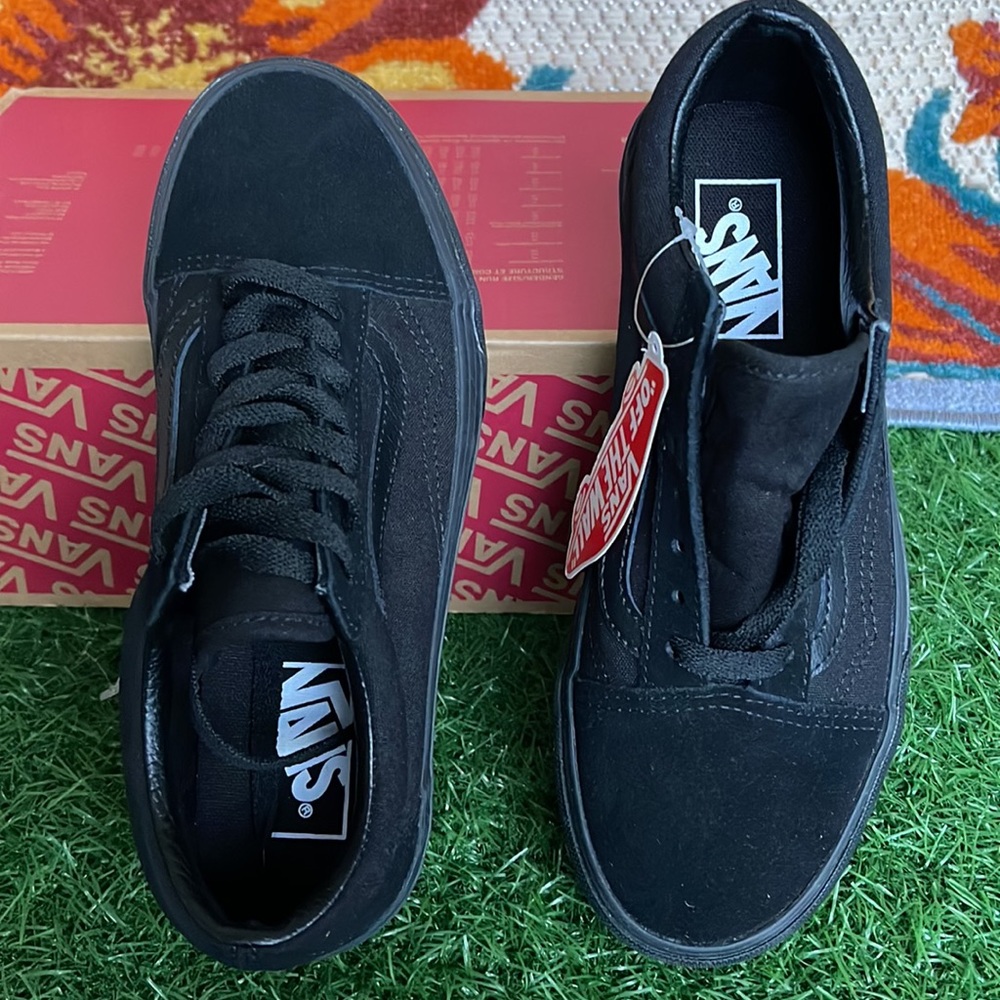 Vans Old School Platforms Black/Black WMNS - Picture 13 of 16